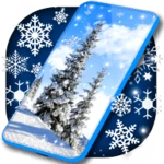 winter forest snow wallpapers android application logo